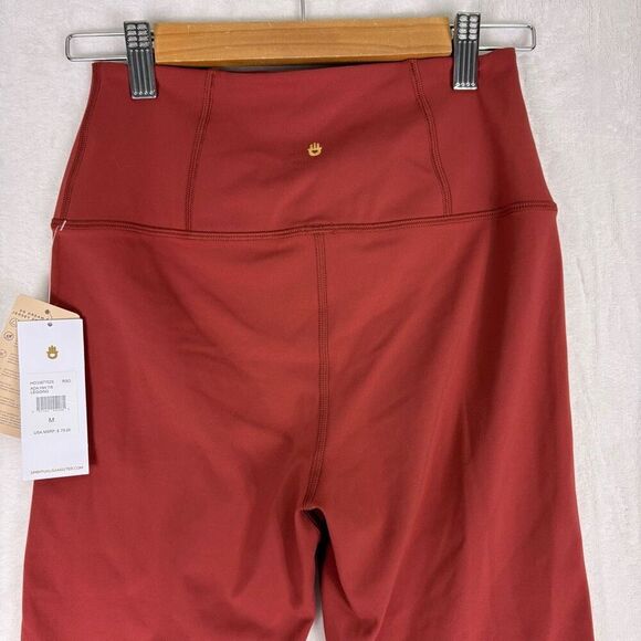New Spiritual Gangster Brick Red Ada High Waisted 7/8 Leggings Size Medium - Picture 11 of 15